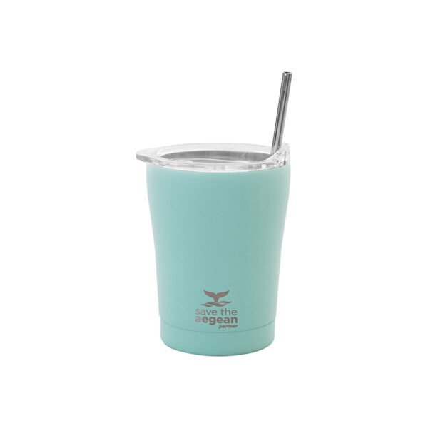 0003370 coffee mug save the aegean 350ml bermuda green