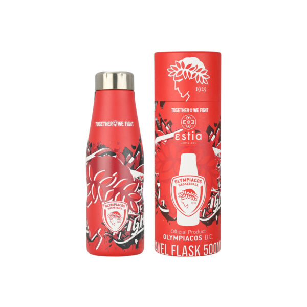 0012941 travel flask olympiacos bc edition together we fight 500ml