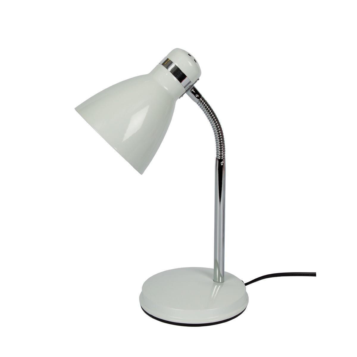 20220923140443_vk_lighting_vk_id2011_fotistiko_grafeiou_me_eykampto_vrachiona_se_leyko_chroma_58610_043647 Πορτατίφ γραφείου 1*Ε27 αλουμινίου με εύκαμπτο βραχίωνα Λευκό HD2011 - Image 1